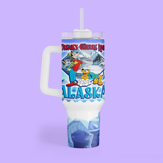Disney Cruise Alaska 40 oz Tumbler - Two Crafty Gays