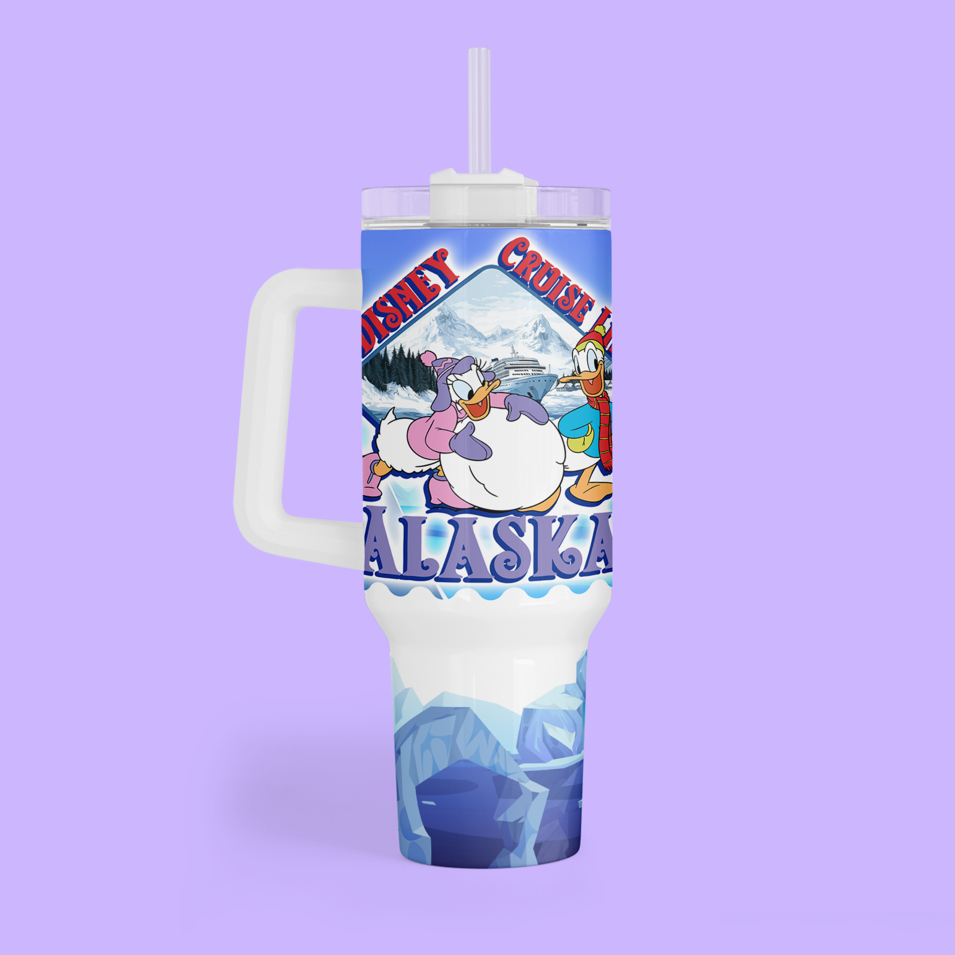 Disney Cruise Alaska 40 oz Tumbler - Two Crafty Gays