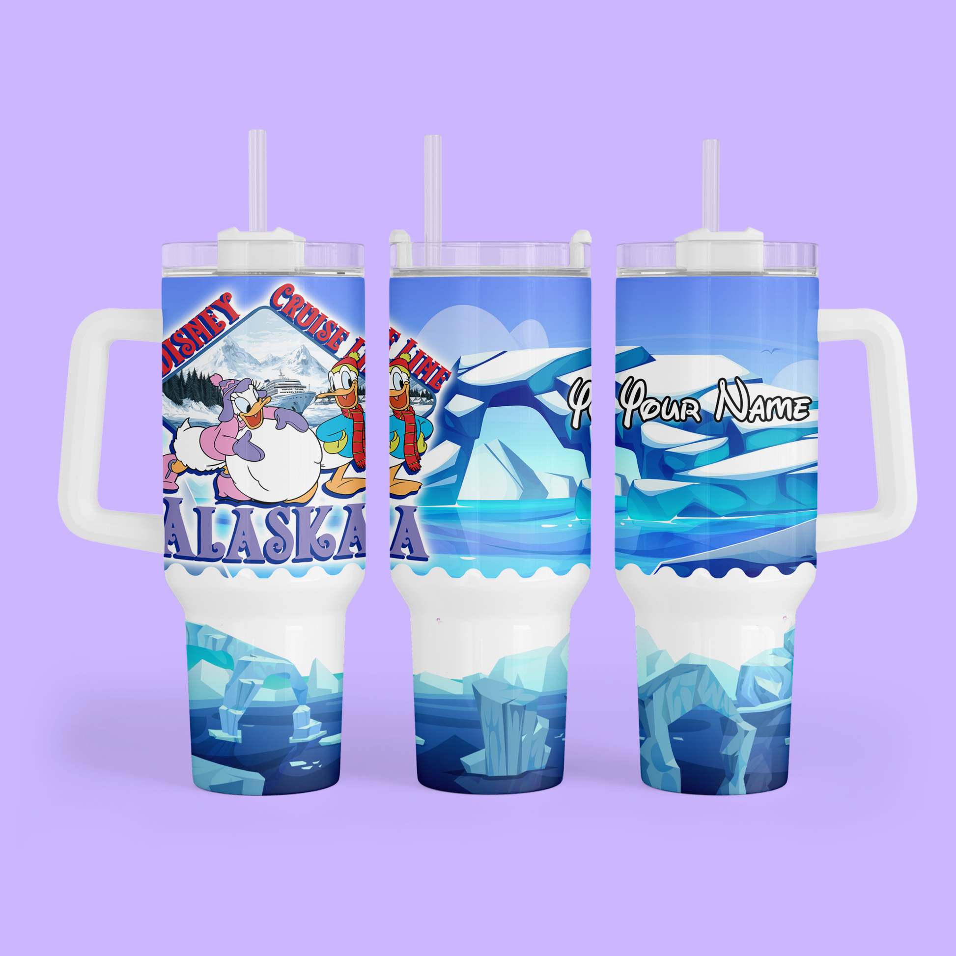 Disney Cruise Alaska 40 oz Tumbler - Two Crafty Gays