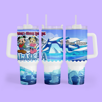Disney Cruise Alaska 40 oz Tumbler - Two Crafty Gays
