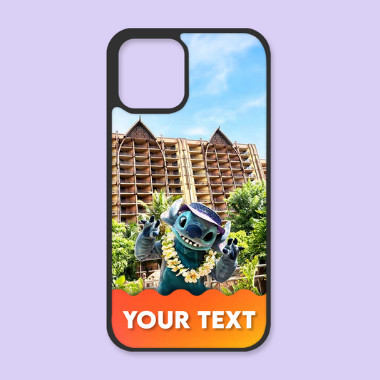 Aulani Personalized iPhone Case - Stitch - Two Crafty Gays