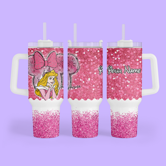 Disney Princess 40 oz Tumbler - Aurora - Two Crafty Gays