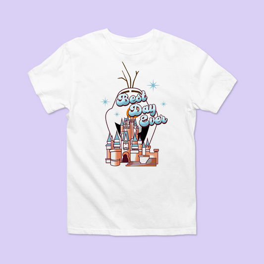 Disney Best Day Ever Shirt - Olaf - Two Crafty Gays
