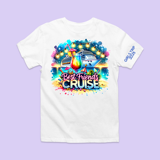 Best Friends Cruise Personalized Shirt - Two Crafty Gays