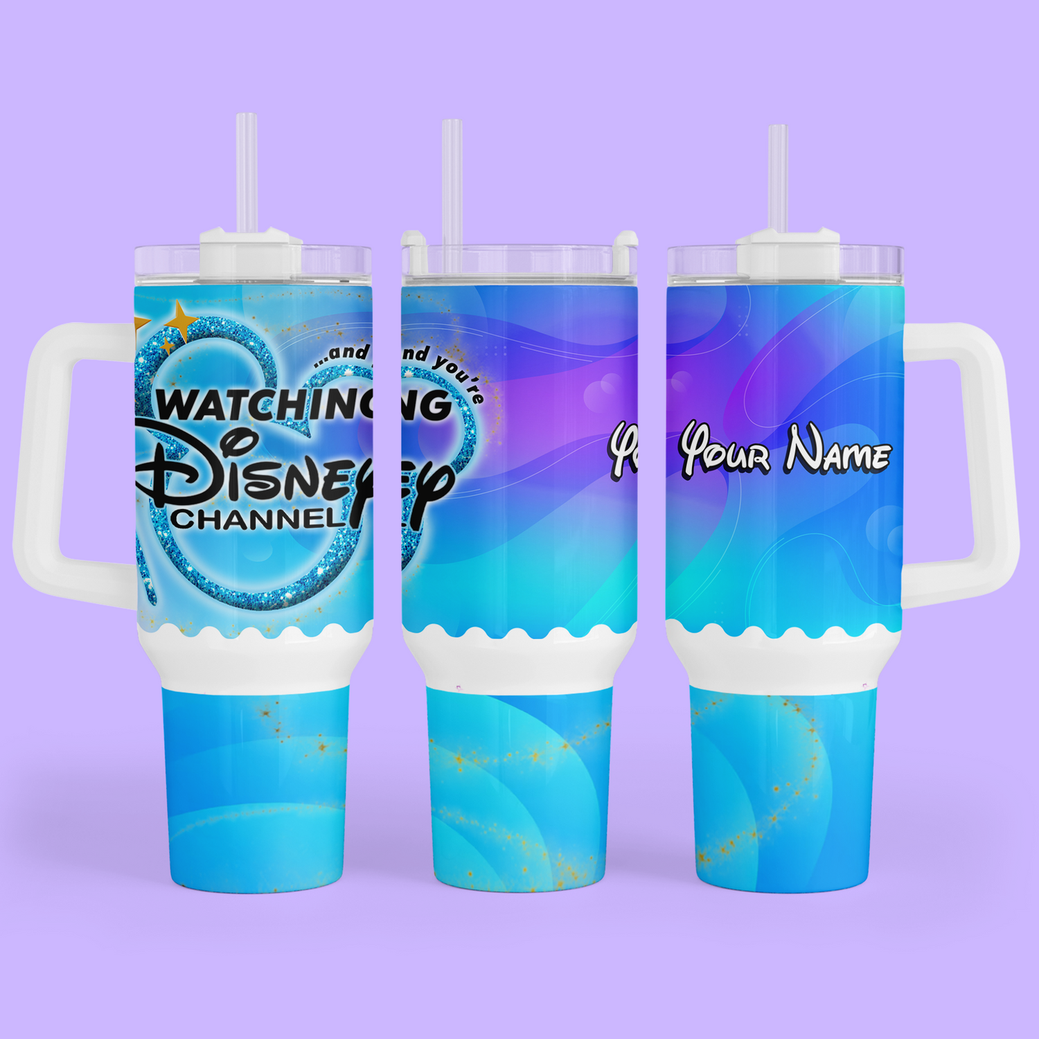 You're Watching Disney Channel 40 oz Tumbler - Two Crafty Gays