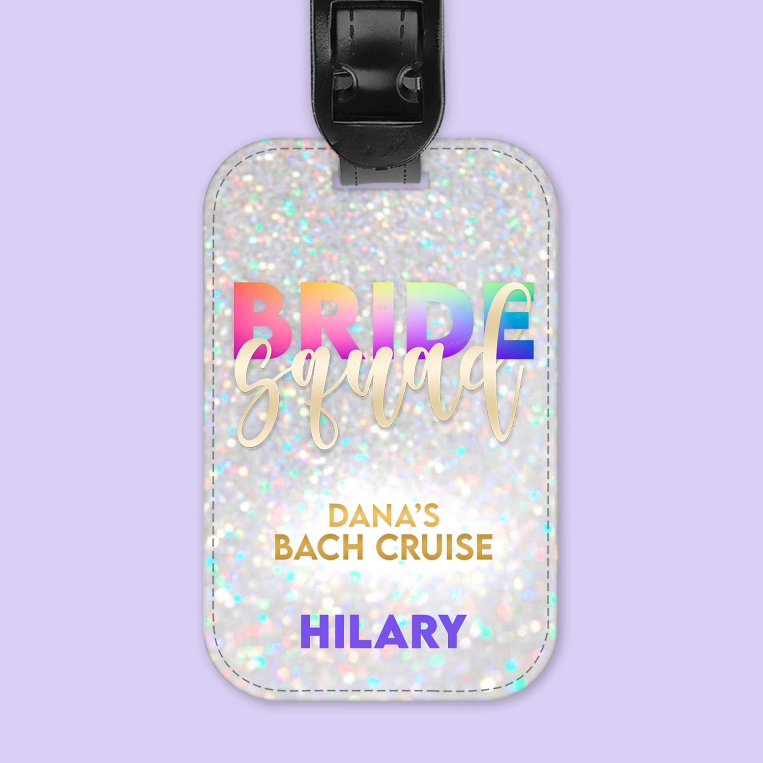 Bach Bash Personalized Luggage Tag - Bride Squad - Two Crafty Gays