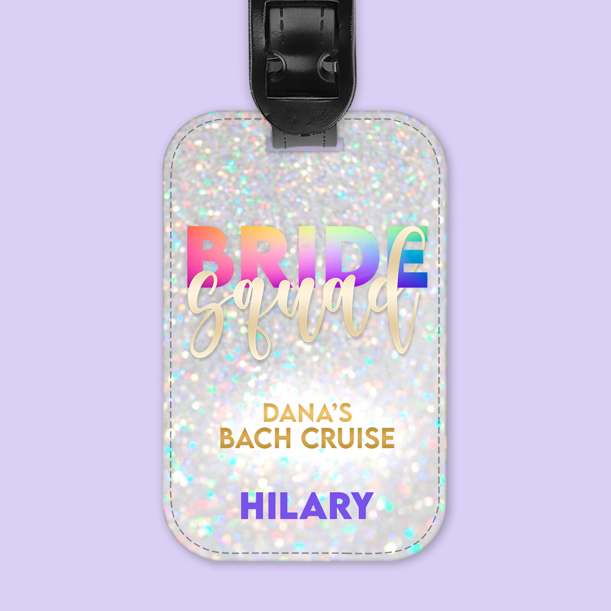 Bach Bash Personalized Luggage Tag - Bride Squad - Two Crafty Gays