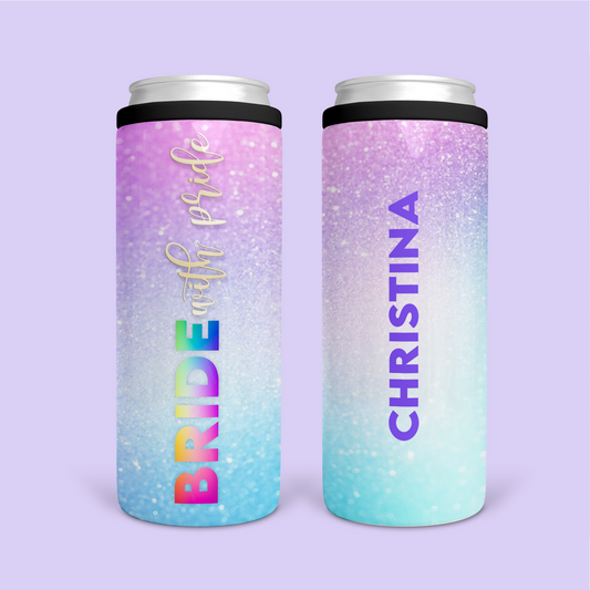 Bach Bash Slim Can Cooler - Bride Squad - Two Crafty Gays