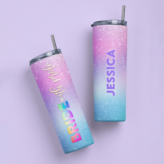 Bach Bash Personalized Tumbler - Bride with Pride - Two Crafty Gays
