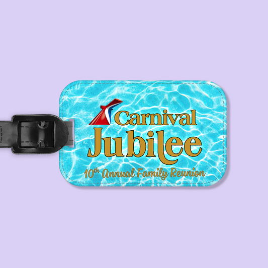 Carnival Cruise Line Personalized Luggage Tag - Two Crafty Gays