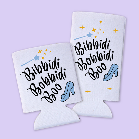 Disney Epcot Can Cooler - Bibbidi Bobbidi Boo - Two Crafty Gays