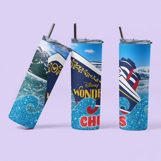 Disney Cruise Alaska Personalized Tumbler - Two Crafty Gays