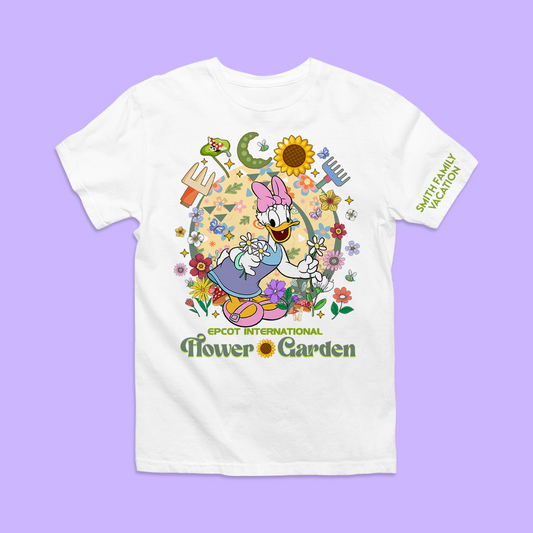 Disney Epcot Personalized Shirt - Flower & Garden Festival - Two Crafty Gays
