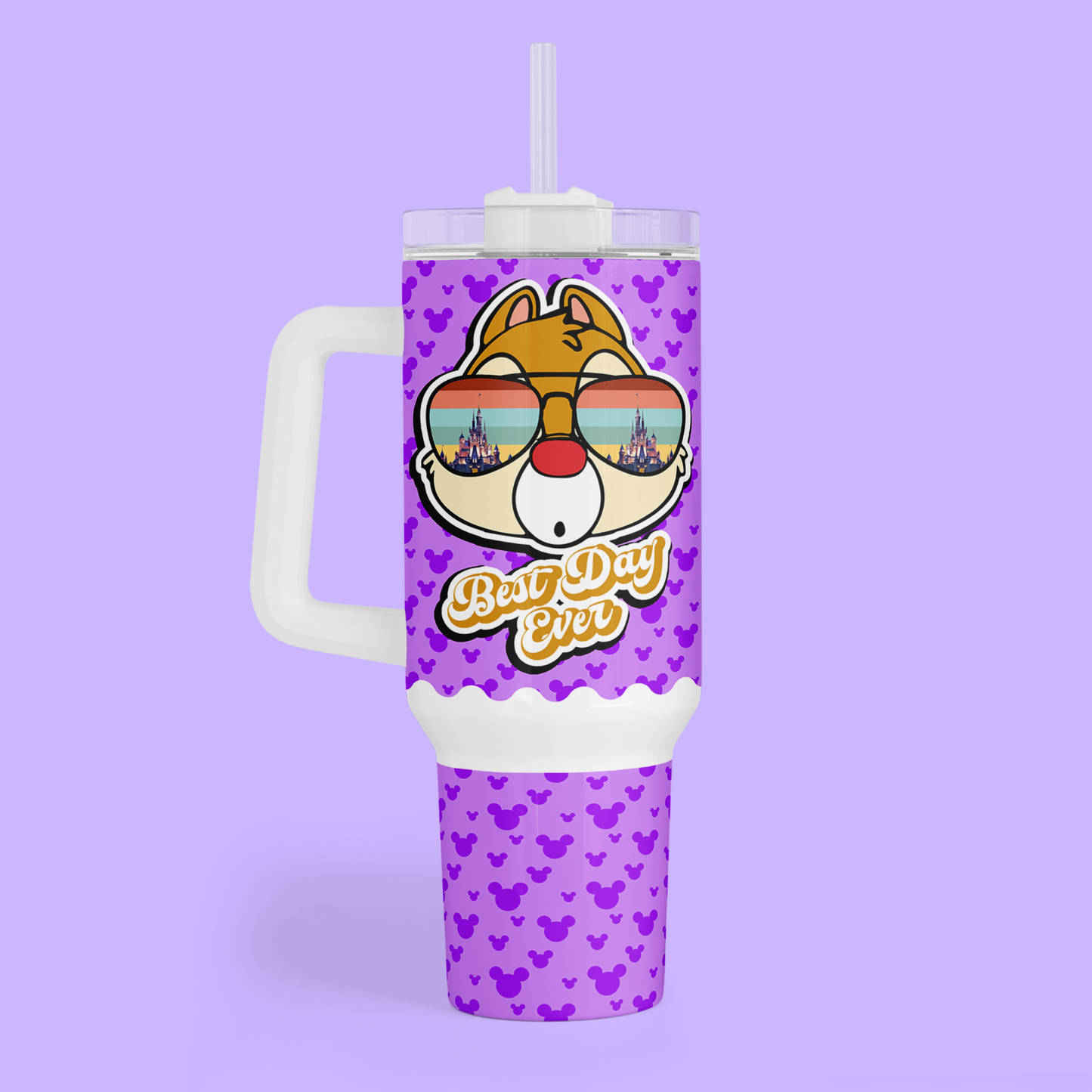 Disney Best Day Ever 40 oz Tumbler - Mickey & Friends - Two Crafty Gays