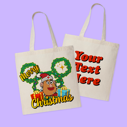 Disney Personalized Christmas Tote Bag - Toy Story - Two Crafty Gays