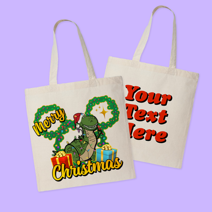 Disney Personalized Christmas Tote Bag - Toy Story - Two Crafty Gays