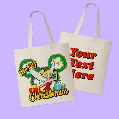 Disney Personalized Christmas Tote Bag - Two Crafty Gays
