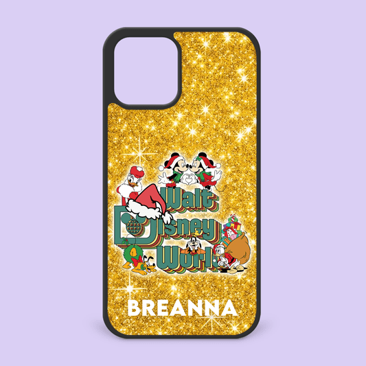 Disney World Christmas Personalized Phone Case - Two Crafty Gays