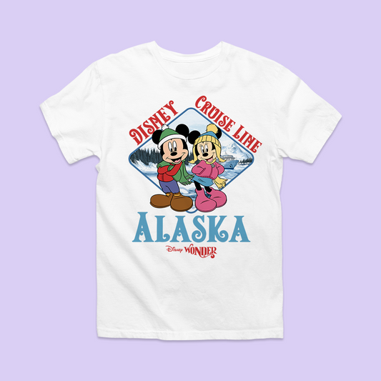 Disney Cruise Alaska Personalized Shirt - Mickey & Minnie - Two Crafty Gays
