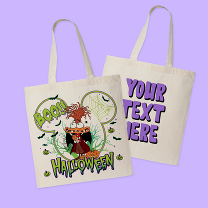 Disney Personalized Halloween Tote Bag - Inside Out - Two Crafty Gays