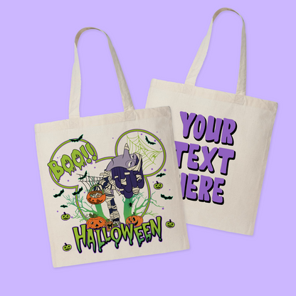 Disney Personalized Halloween Tote Bag - Inside Out - Two Crafty Gays