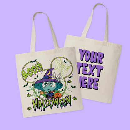 Disney Personalized Halloween Tote Bag - Inside Out - Two Crafty Gays