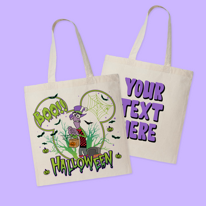 Disney Personalized Halloween Tote Bag - Inside Out - Two Crafty Gays