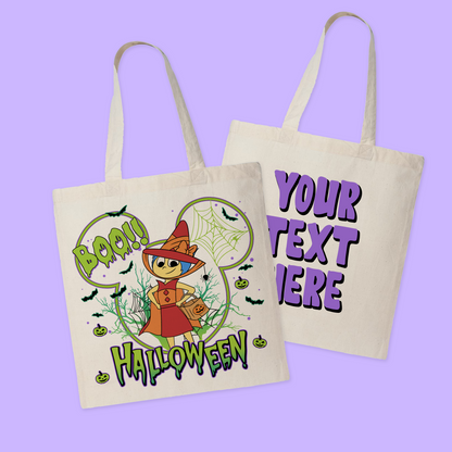 Disney Personalized Halloween Tote Bag - Inside Out - Two Crafty Gays