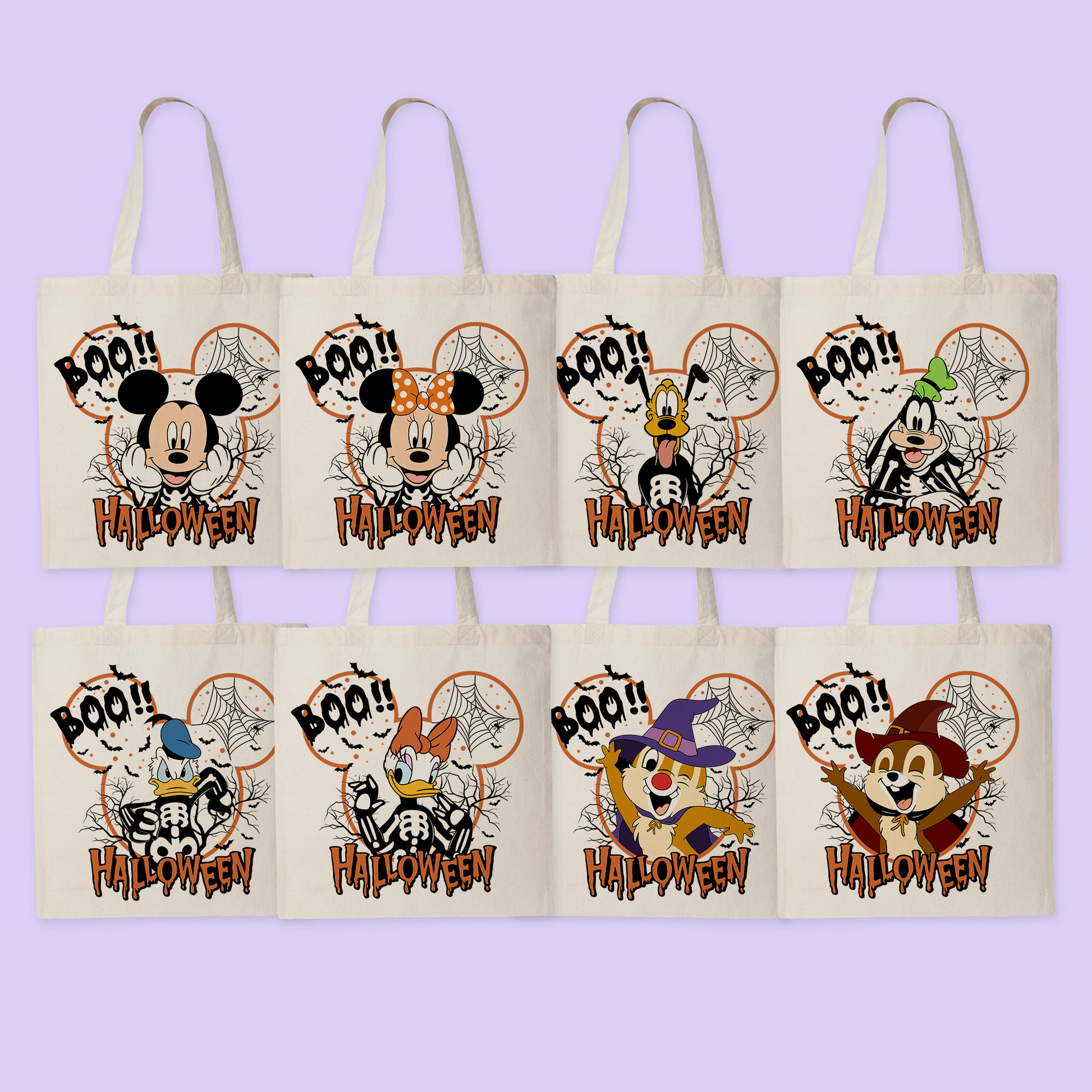 Disney Personalized Halloween Tote Bag - Two Crafty Gays