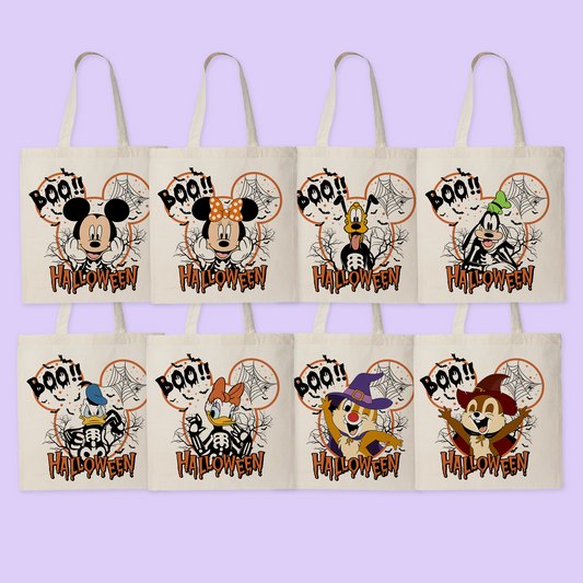 Disney Personalized Halloween Tote Bag - Two Crafty Gays