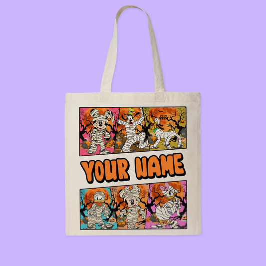 Disney Personalized Halloween Tote Bag - Two Crafty Gays