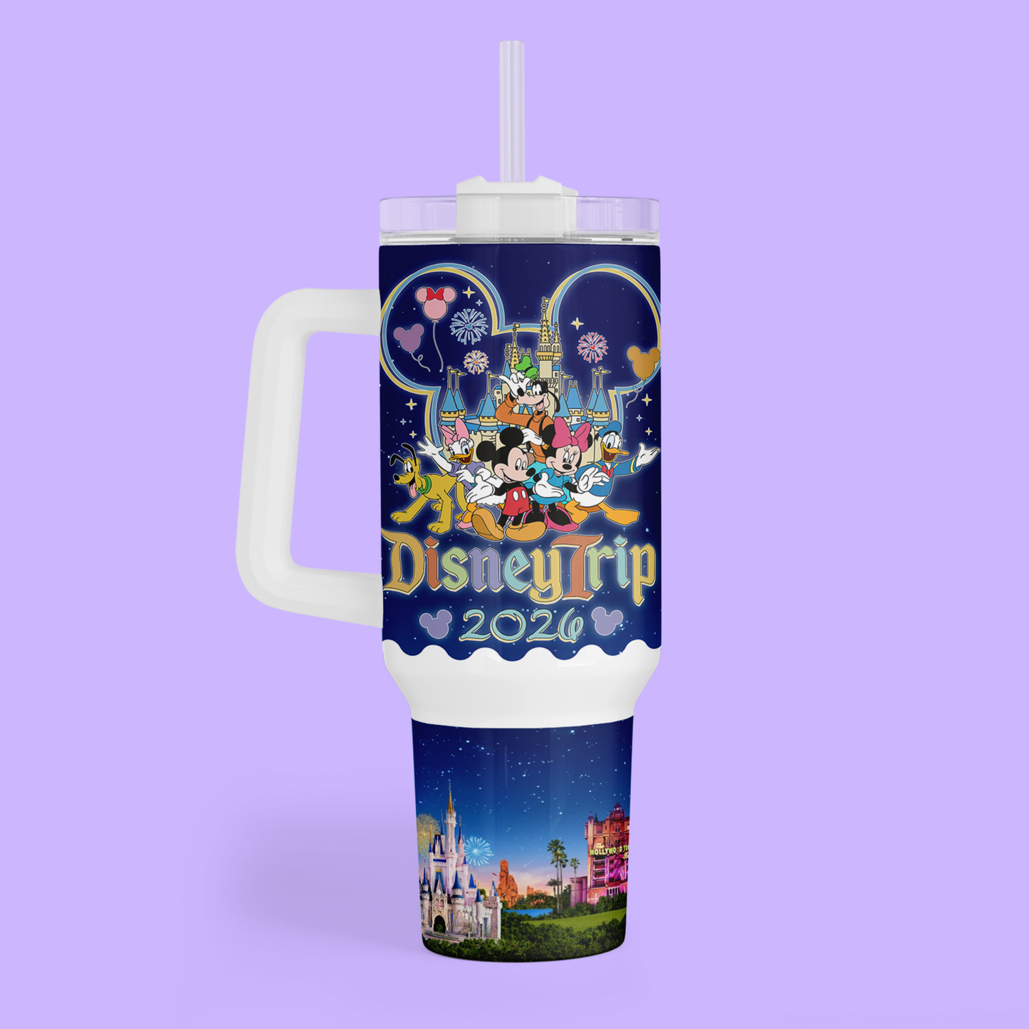 Disney Trip 40 oz Tumbler - 2026 - Two Crafty Gays