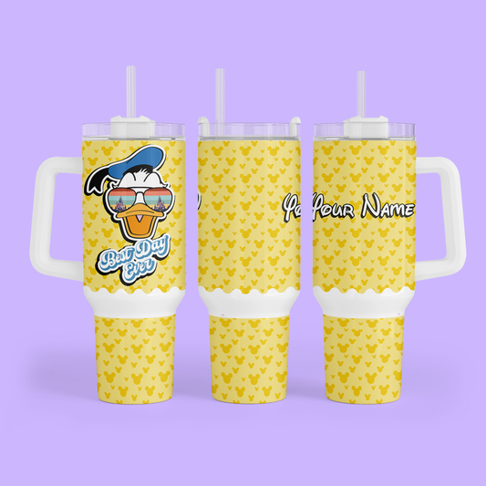 Disney Best Day Ever 40 oz Tumbler - Mickey & Friends - Two Crafty Gays
