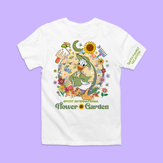 Disney Epcot Personalized Shirt - Flower & Garden Festival - Two Crafty Gays