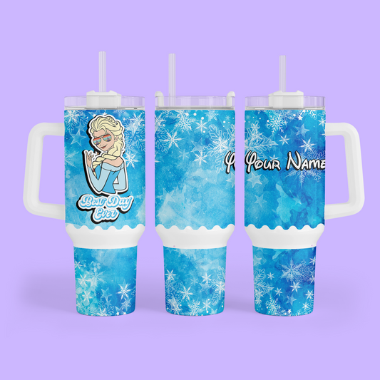 Disney Best Day Ever 40 oz Tumbler - Frozen - Two Crafty Gays