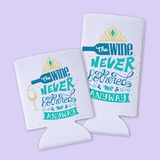 Disney Epcot Can Cooler - Wine Never Bothered Me - Two Crafty Gays