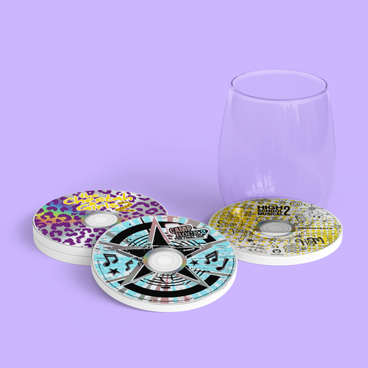 Throwback CD Coasters - Encore Energy Pack
