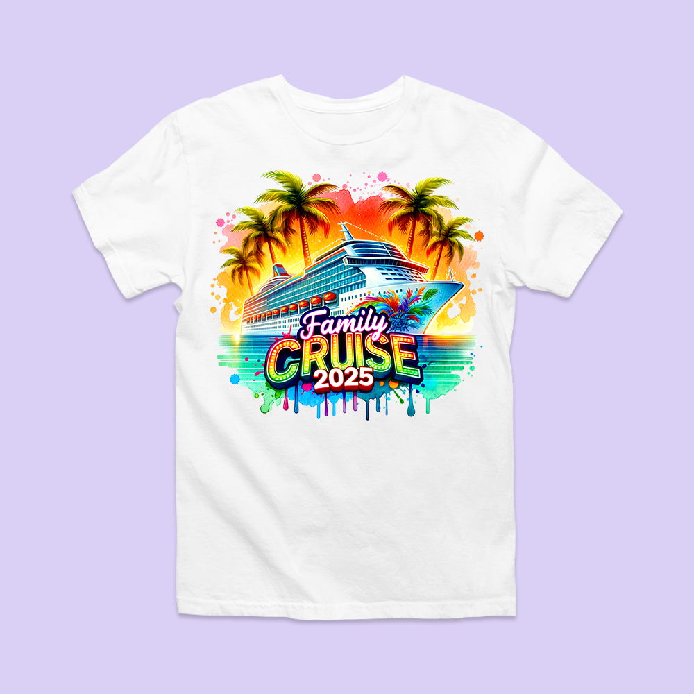 Family Cruise 2025 Personalized Shirt - Two Crafty Gays