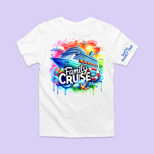 Family Cruise Personalized Shirt - Two Crafty Gays