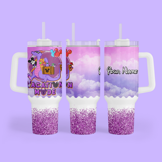 Disney Figment 40 oz Tumbler - Two Crafty Gays