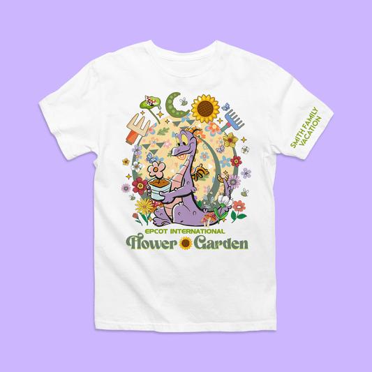 Disney Epcot Personalized Shirt - Flower & Garden Festival - Two Crafty Gays