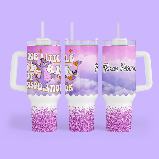 Disney Figment 40 oz Tumbler - Two Crafty Gays