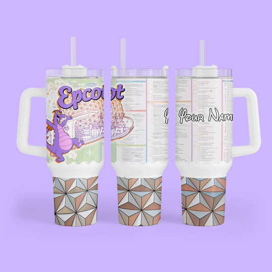 Disney Figment 40 oz Tumbler - Two Crafty Gays
