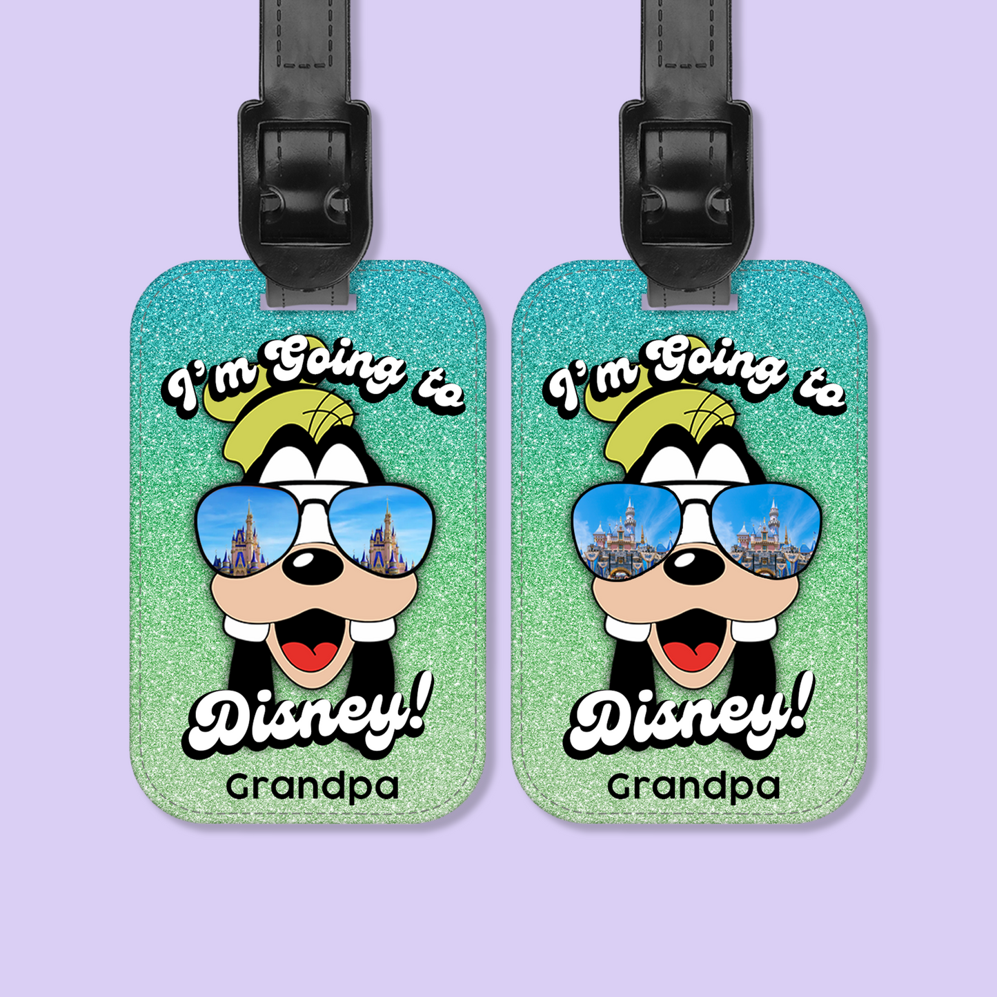 Going to Disney Personalized Luggage Tag - Two Crafty Gays