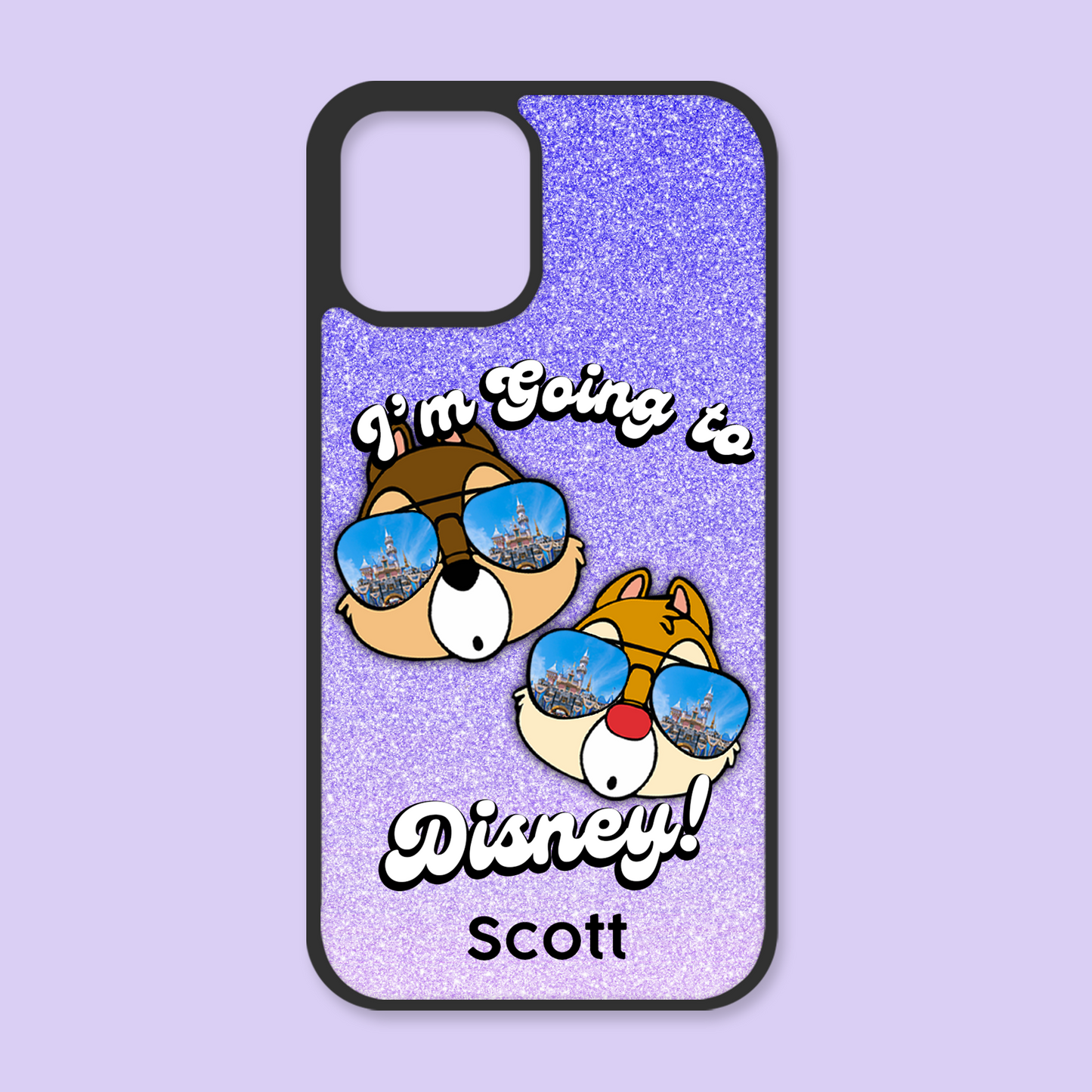 Going to Disney Personalized iPhone Case - Chip & Dale