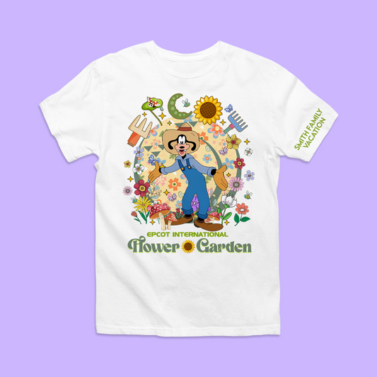 Disney Epcot Personalized Shirt - Flower & Garden Festival - Two Crafty Gays