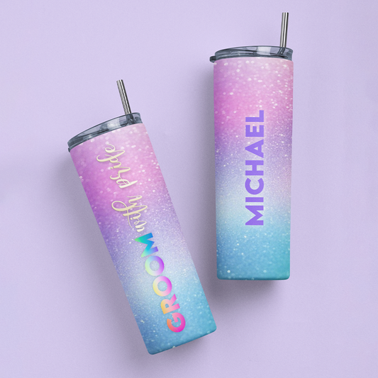 Bach Bash Personalized Tumbler - Groom with Pride - Two Crafty Gays