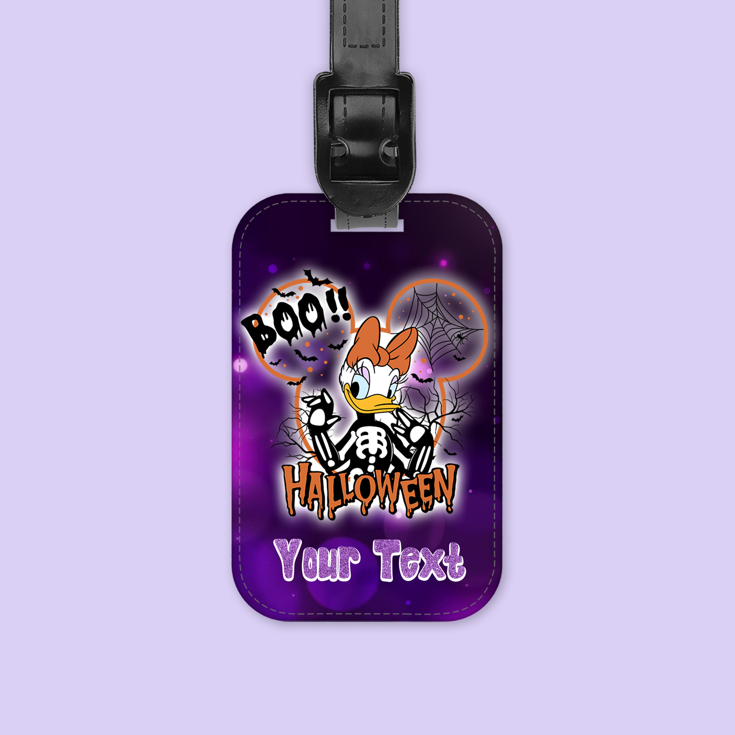 Disney Personalized Halloween Luggage Tag - Mickey & Friends - Two Crafty Gays