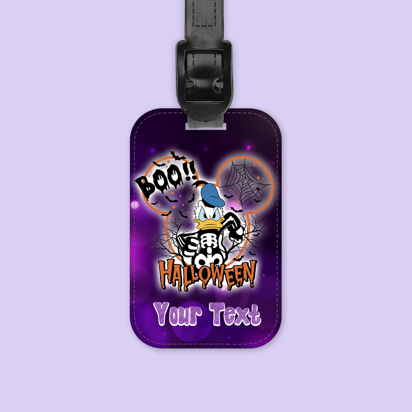 Disney Personalized Halloween Luggage Tag - Mickey & Friends - Two Crafty Gays