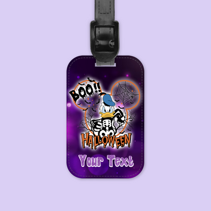 Disney Personalized Halloween Luggage Tag - Mickey & Friends - Two Crafty Gays